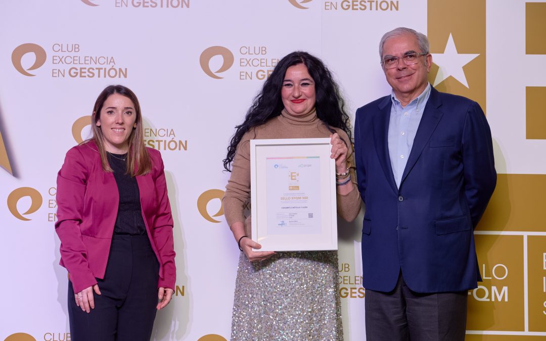 COCEMFE CASTILLA Y LEÓN recoge el sello +500 EFQM por tercera vez consecutiva