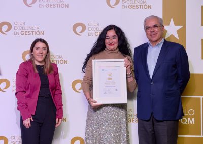 COCEMFE CASTILLA Y LEÓN recoge el sello +500 EFQM por tercera vez consecutiva