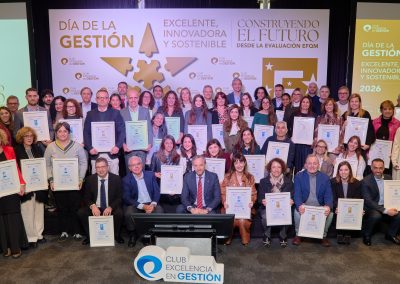 COCEMFE CASTILLA Y LEÓN recoge el sello +500 EFQM por tercera vez consecutiva