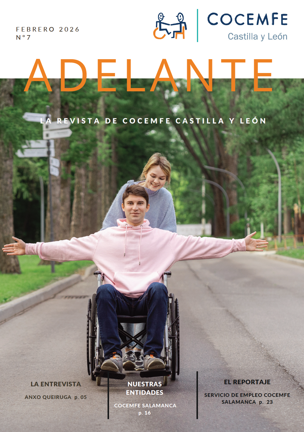 Portada revista "Adelante"