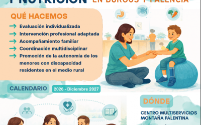 ConVive Rural, el programa de Cocemfe CyL en el medio rural de Burgos y Palencia para la infancia con discapacidad