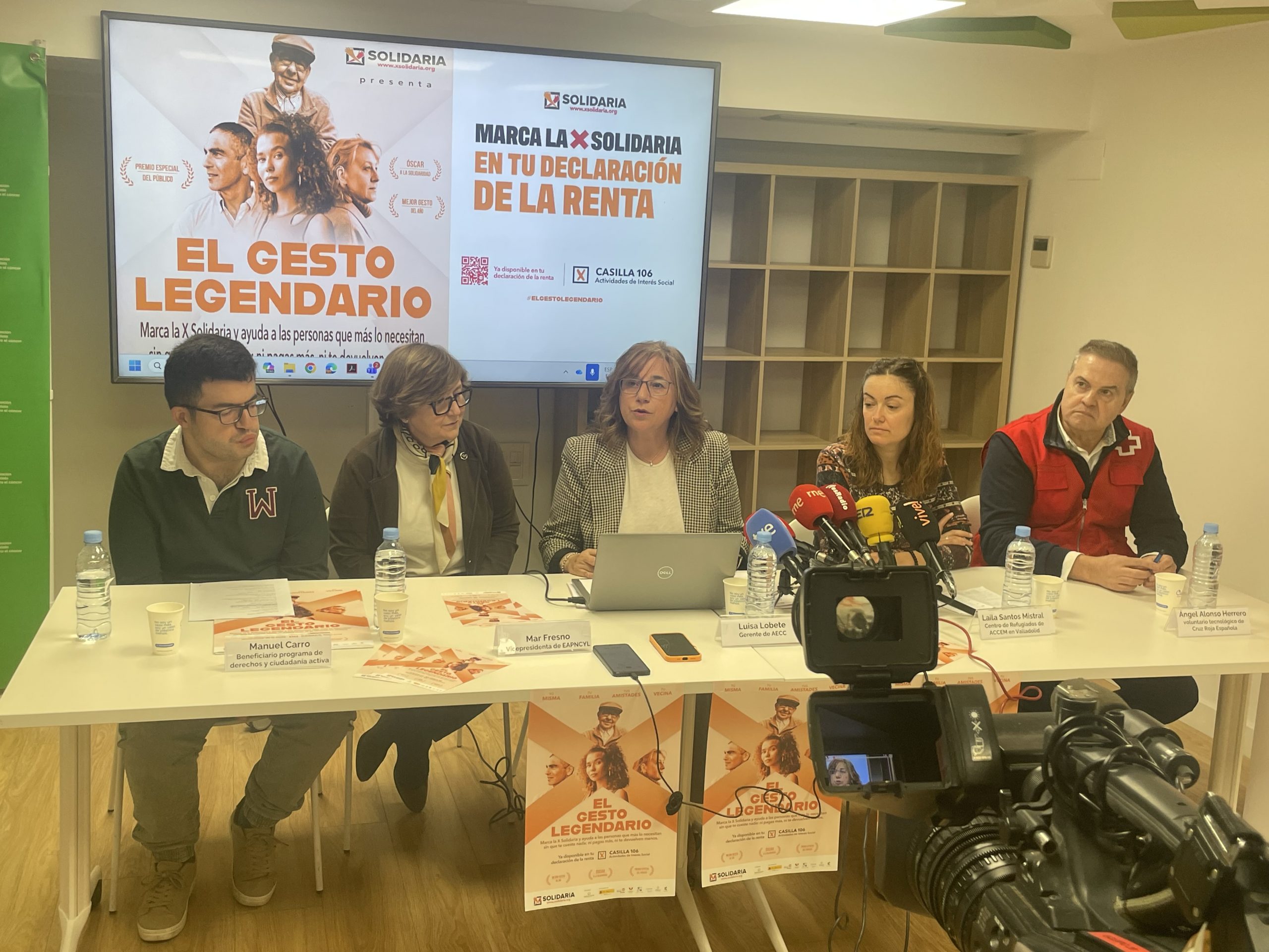 Las entidades sociales de Castilla y Le&oacute;n animan a marcar la X Solidaria en la declaraci&oacute;n de la renta