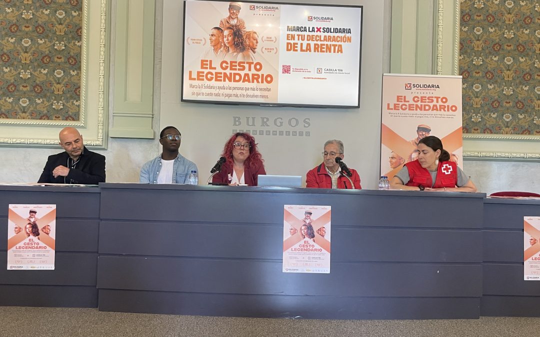 Las entidades sociales de Burgos animan a marcar la X Solidaria en la declaración de la renta para favorecer a las personas que más lo necesitan