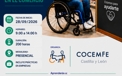 COCEMFE CASTILLA Y LEÓN IMPULSA UN CURSO ESPECIALIZADO EN LA ATENCIÓN AL CLIENTE CON DISCAPACIDAD